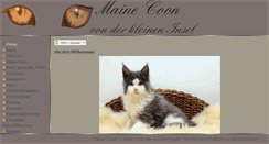 Desktop Screenshot of little-island-coonies.de